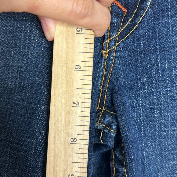 Vtg true religion ladies Y2K Becky bootcut section denim jeans made in USA SZ 27 - Picture 6 of 14